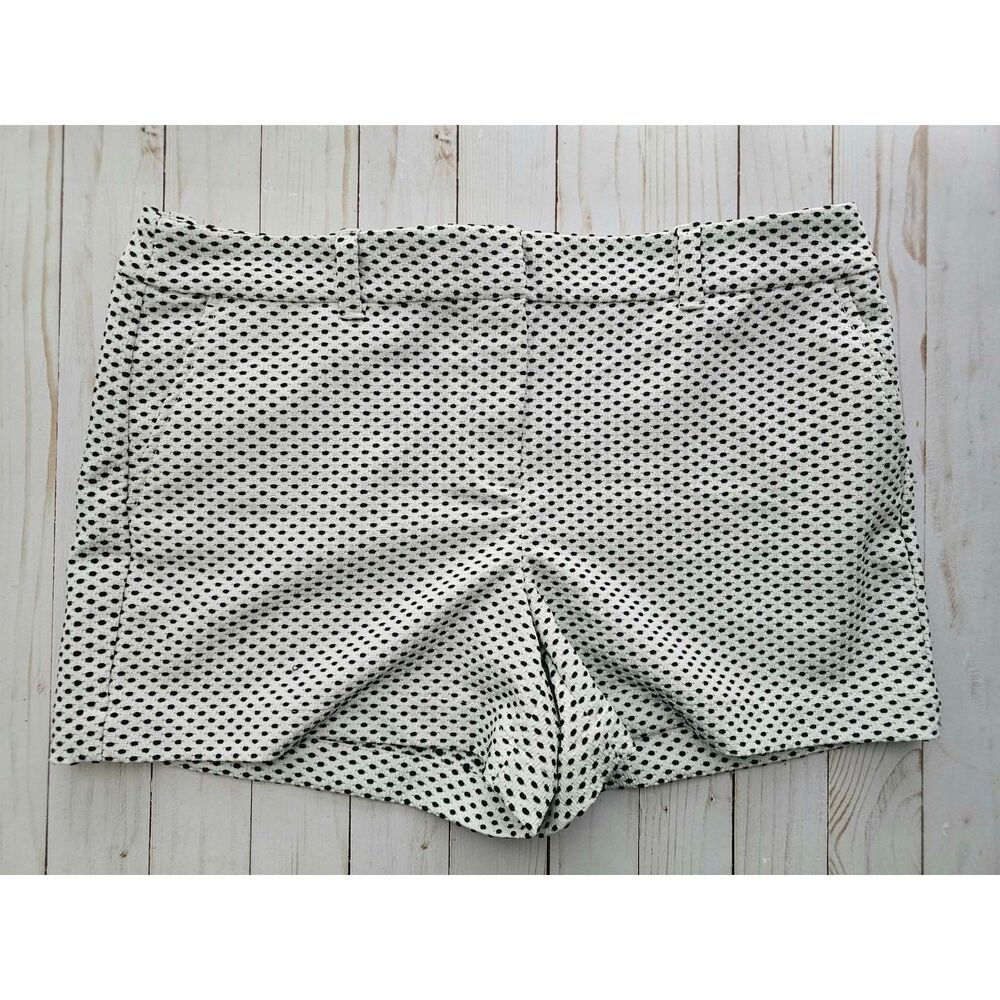 LOFT Black & White Polka Dot Shorts | Size 10